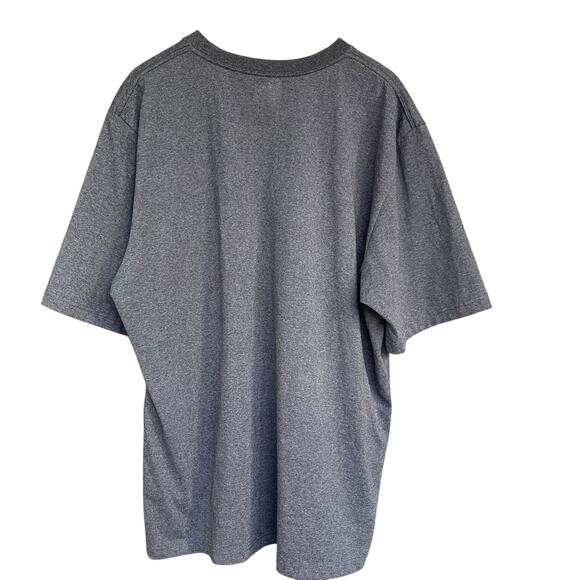 Milwaukee Tools Mens Pocket Tee Extra Large XL Gray Stretch Logo Mechanic Garage - Picture 2 of 9